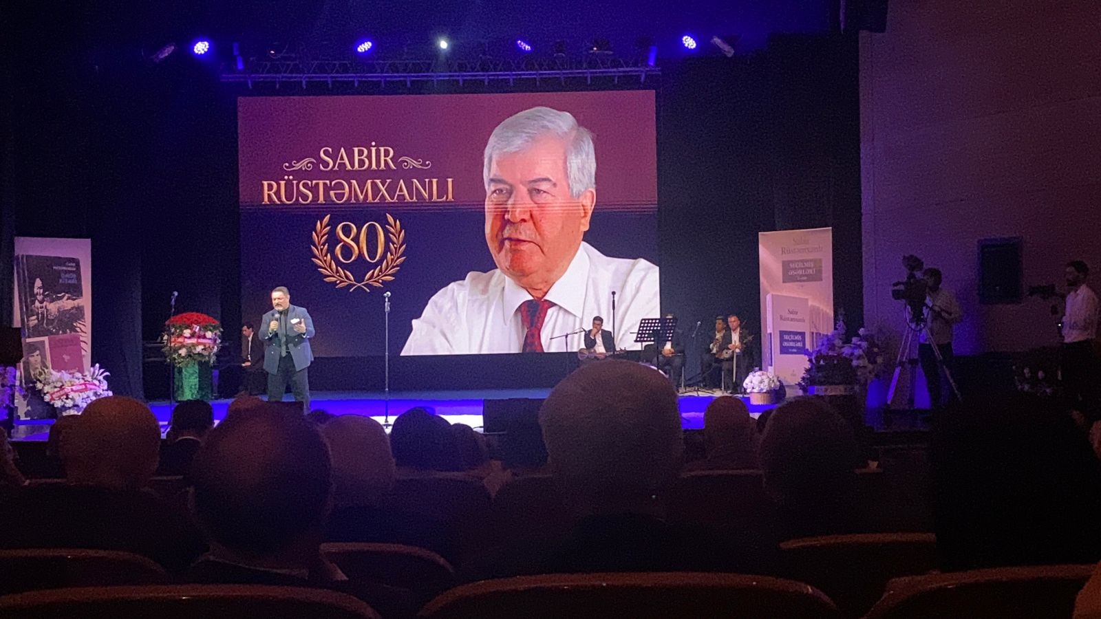 Sabir Rüstəmxanlının 80 illik yubileyi keçirildi (FOTO)